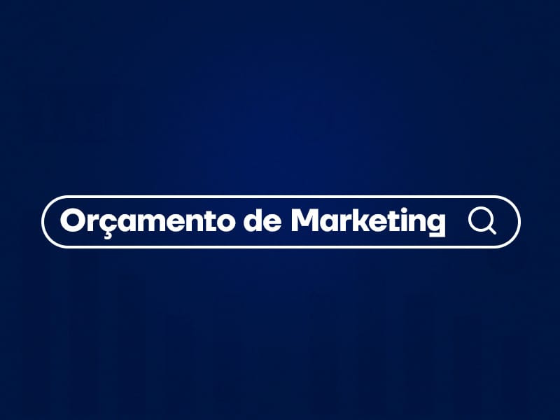 orçamento de marketing