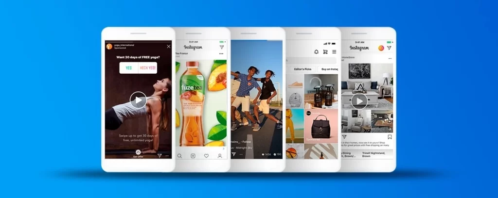 exemplos de formatos de anúncios para fazer tráfego pago no instagram;